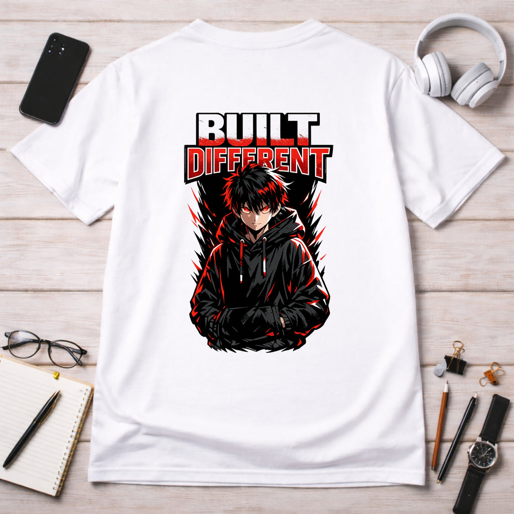 Built Different – Anime Streetwear Oversized T-Shirt